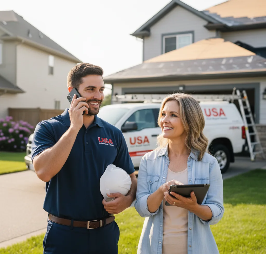 USA Roof Repair Experts customer support in River Falls